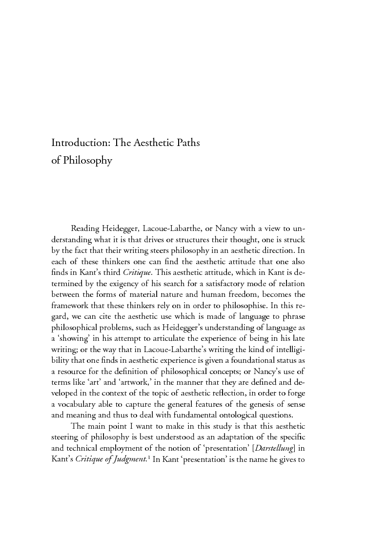 philosophy paper introduction sample