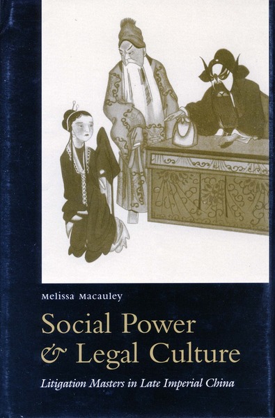 Cover of Social Power and Legal Culture by Melissa Macauley