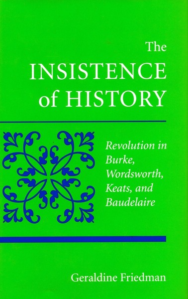 Cover of The Insistence of History by Geraldine Friedman