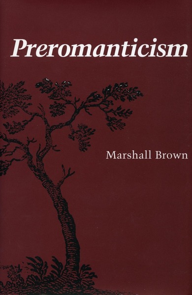Cover of Preromanticism by Marshall Brown