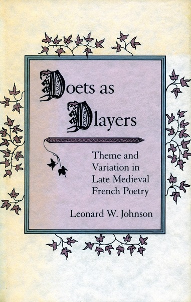 Cover of Poets as Players by Leonard W. Johnson