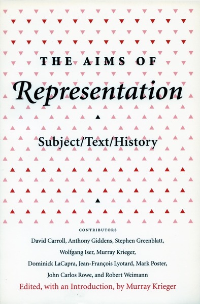 Cover of The Aims of Representation by Edited by Murray Krieger