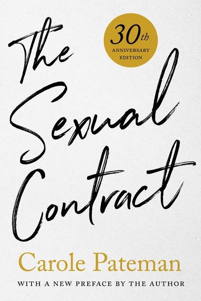 Cover of The Sexual Contract by Carole Pateman