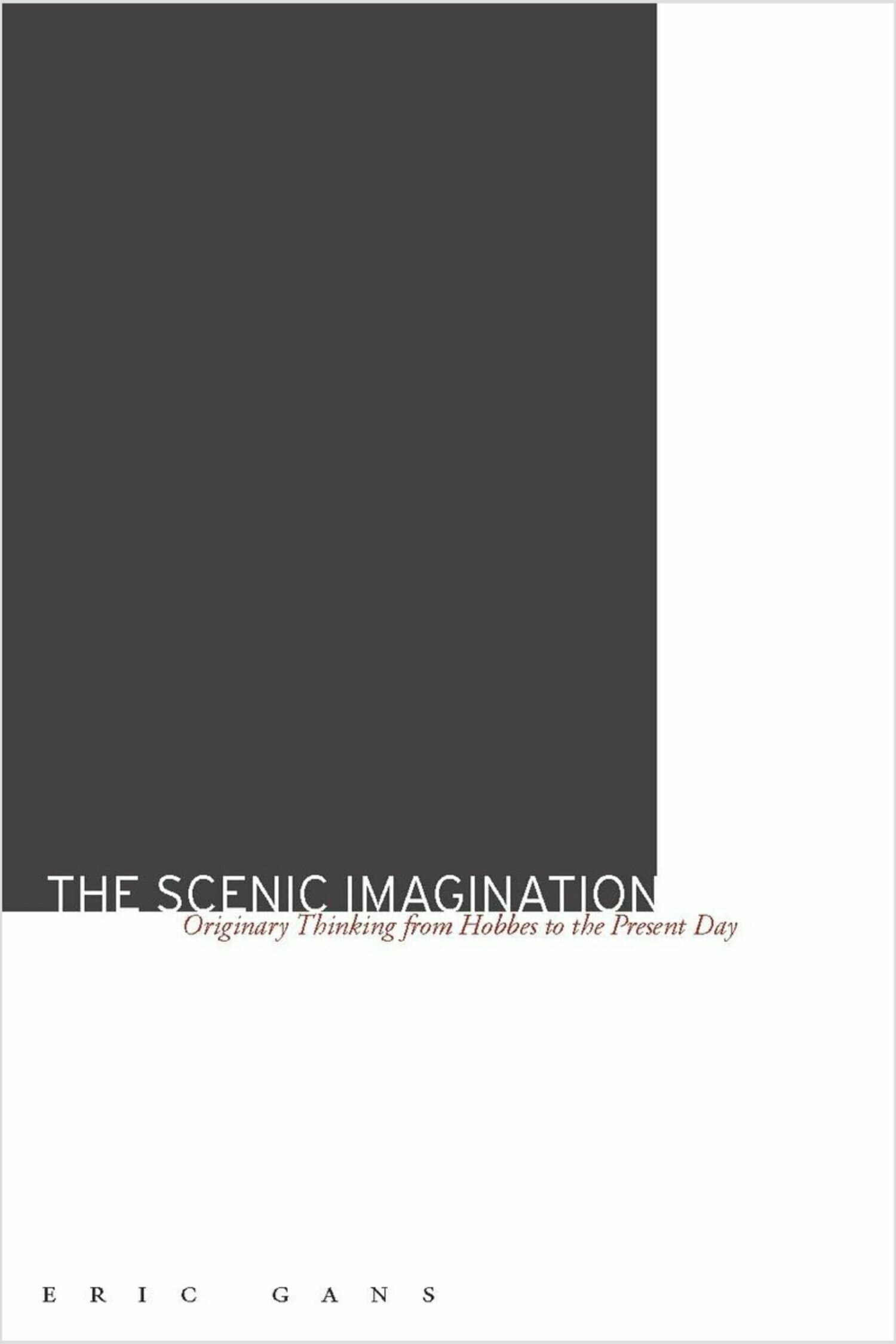'The Scenic Imagination' Book Cover