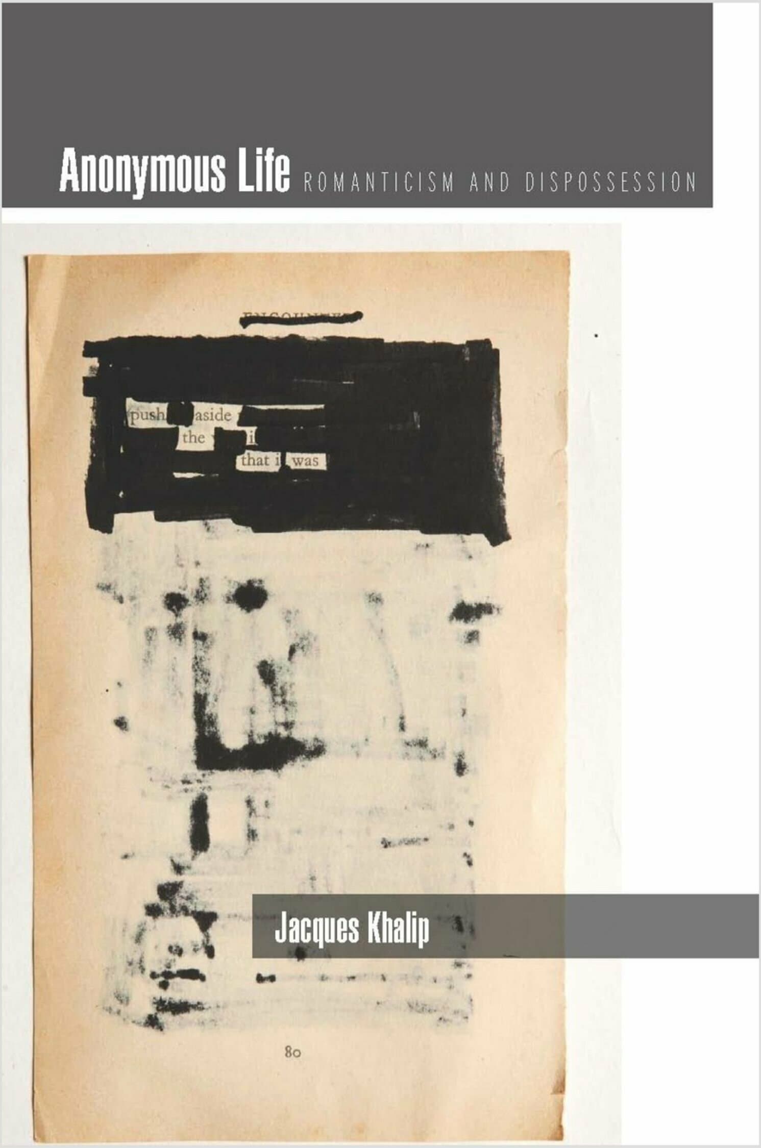 'Anonymous Life' Book Cover