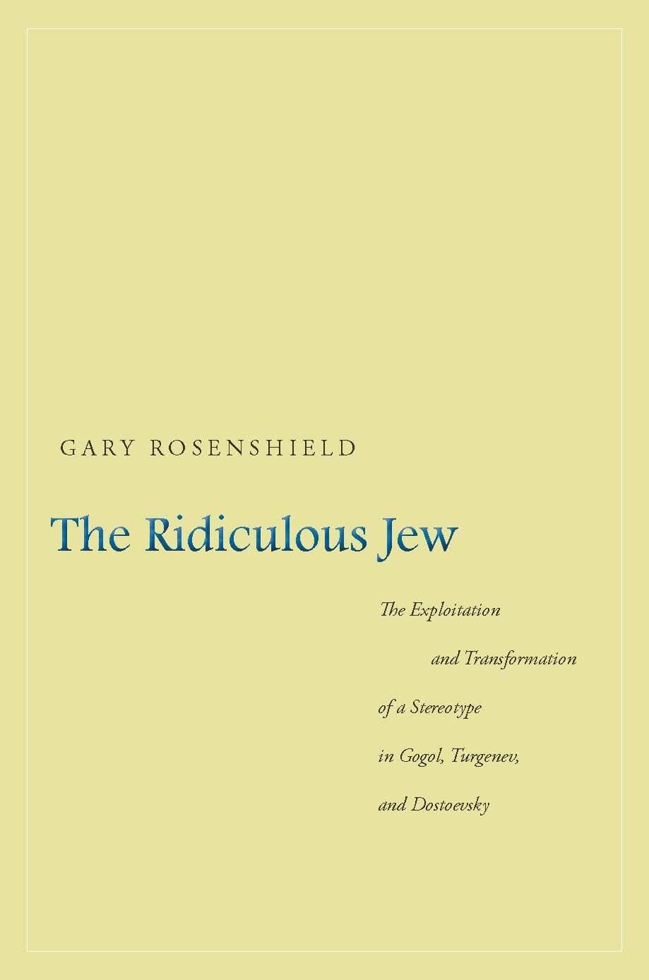 'The Ridiculous Jew' Book Cover