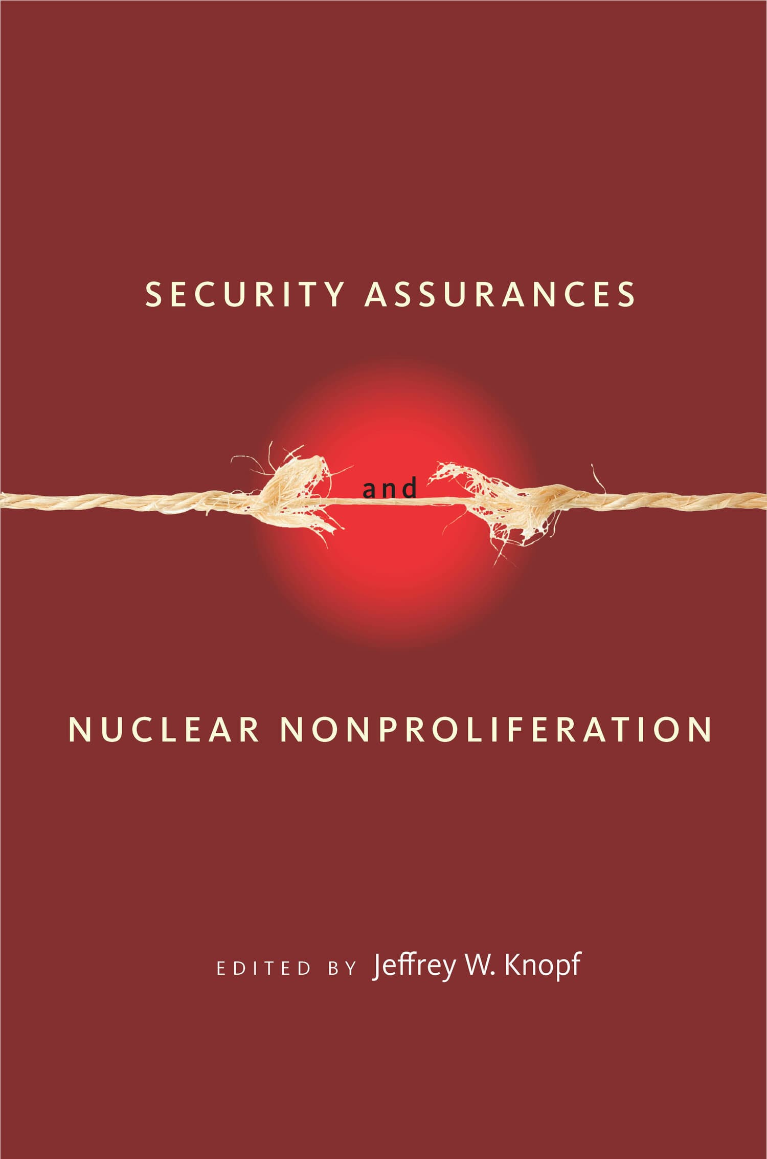 'Security Assurances and Nuclear Nonproliferation' Book Cover