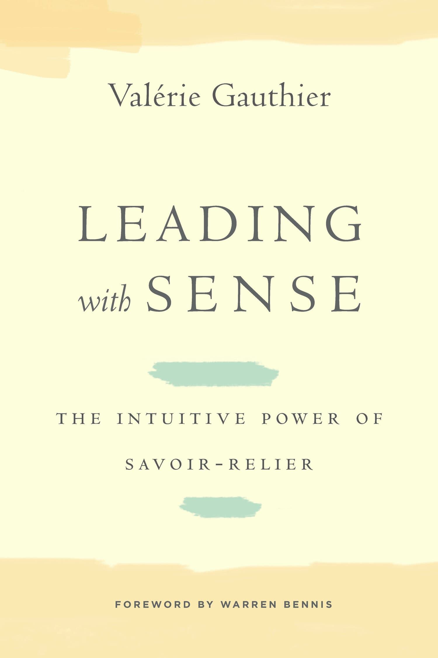'Leading with Sense' Book Cover