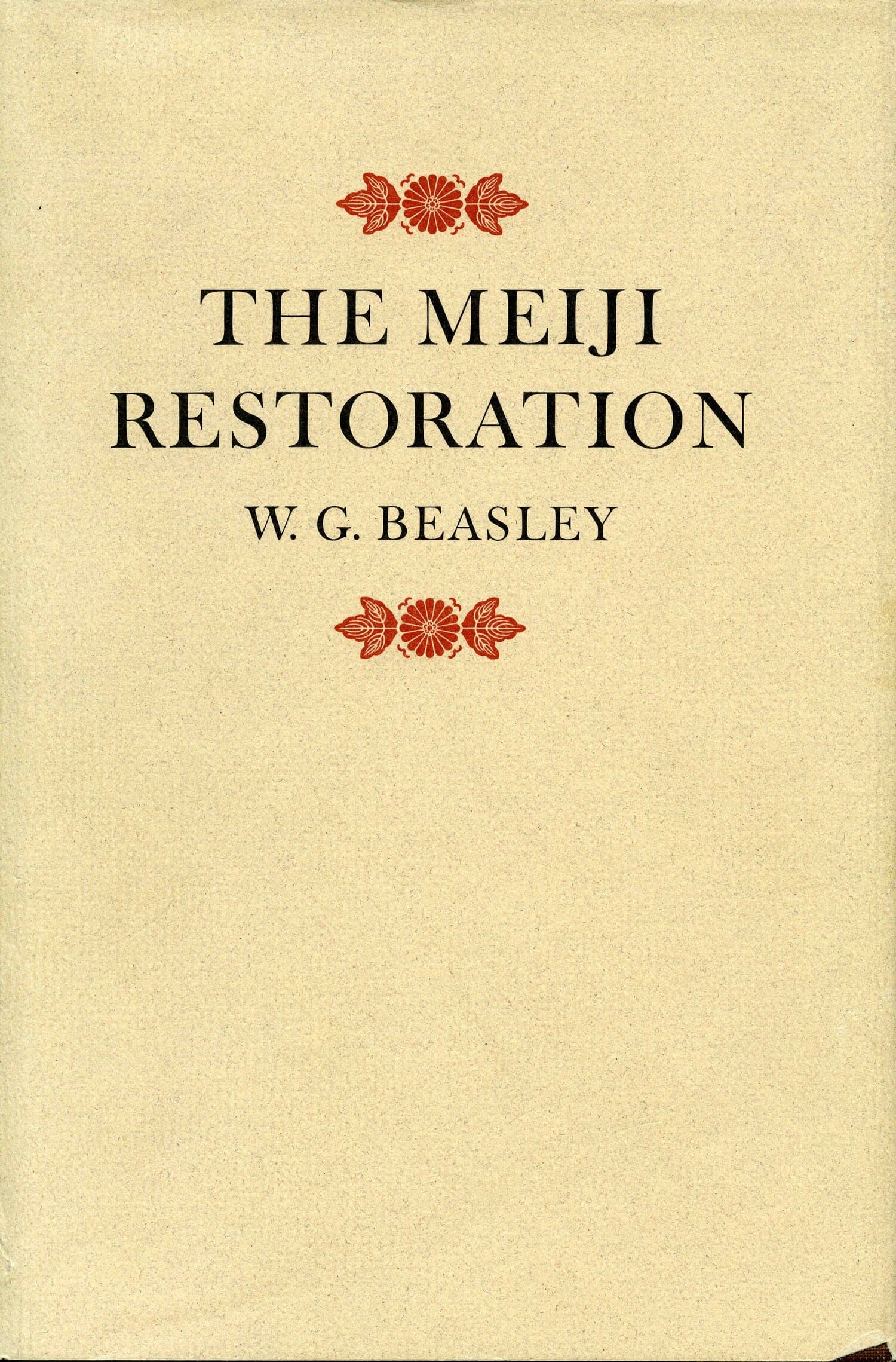 'The Meiji Restoration' Book Cover