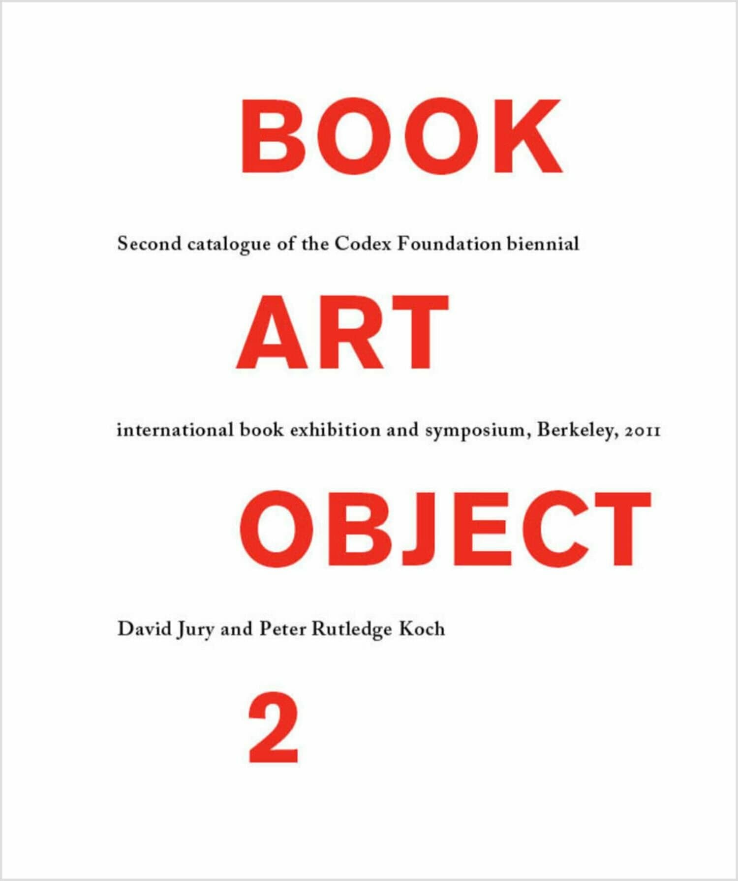 'Book Art Object 2' Book Cover