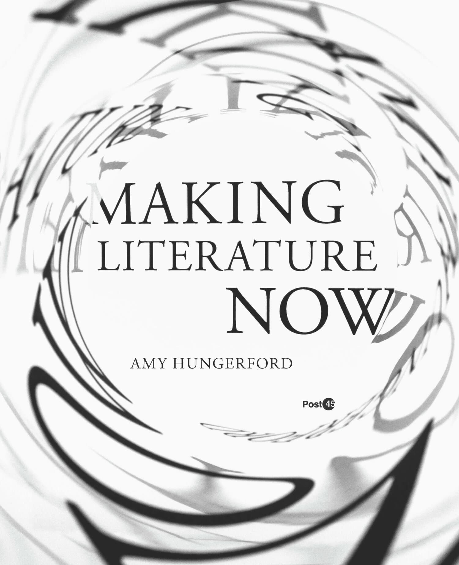 'Making Literature Now' Book Cover