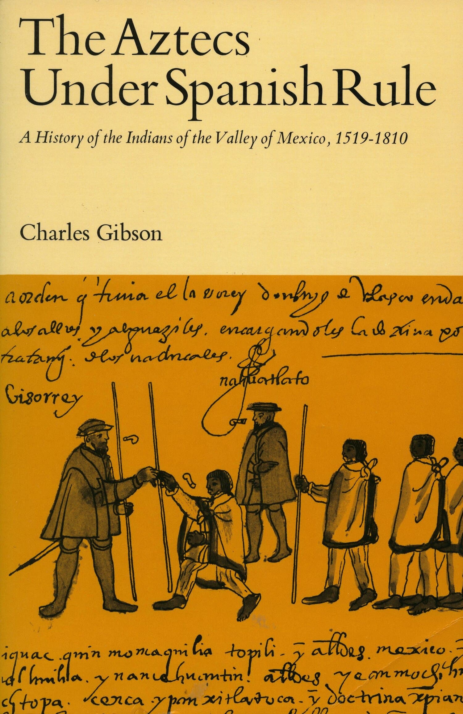 'The Aztecs Under Spanish Rule' Book Cover