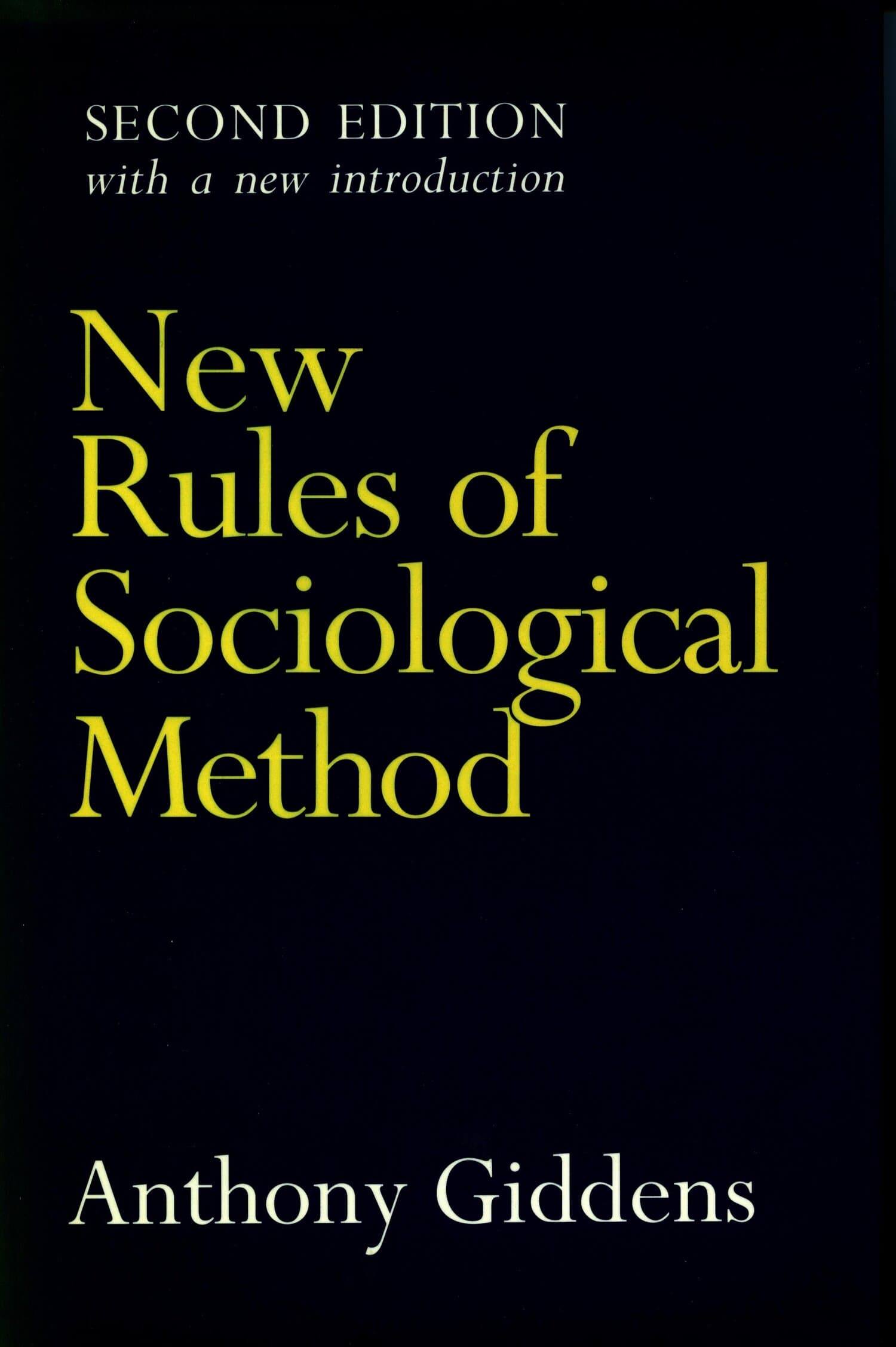 'New Rules of Sociological Method' Book Cover