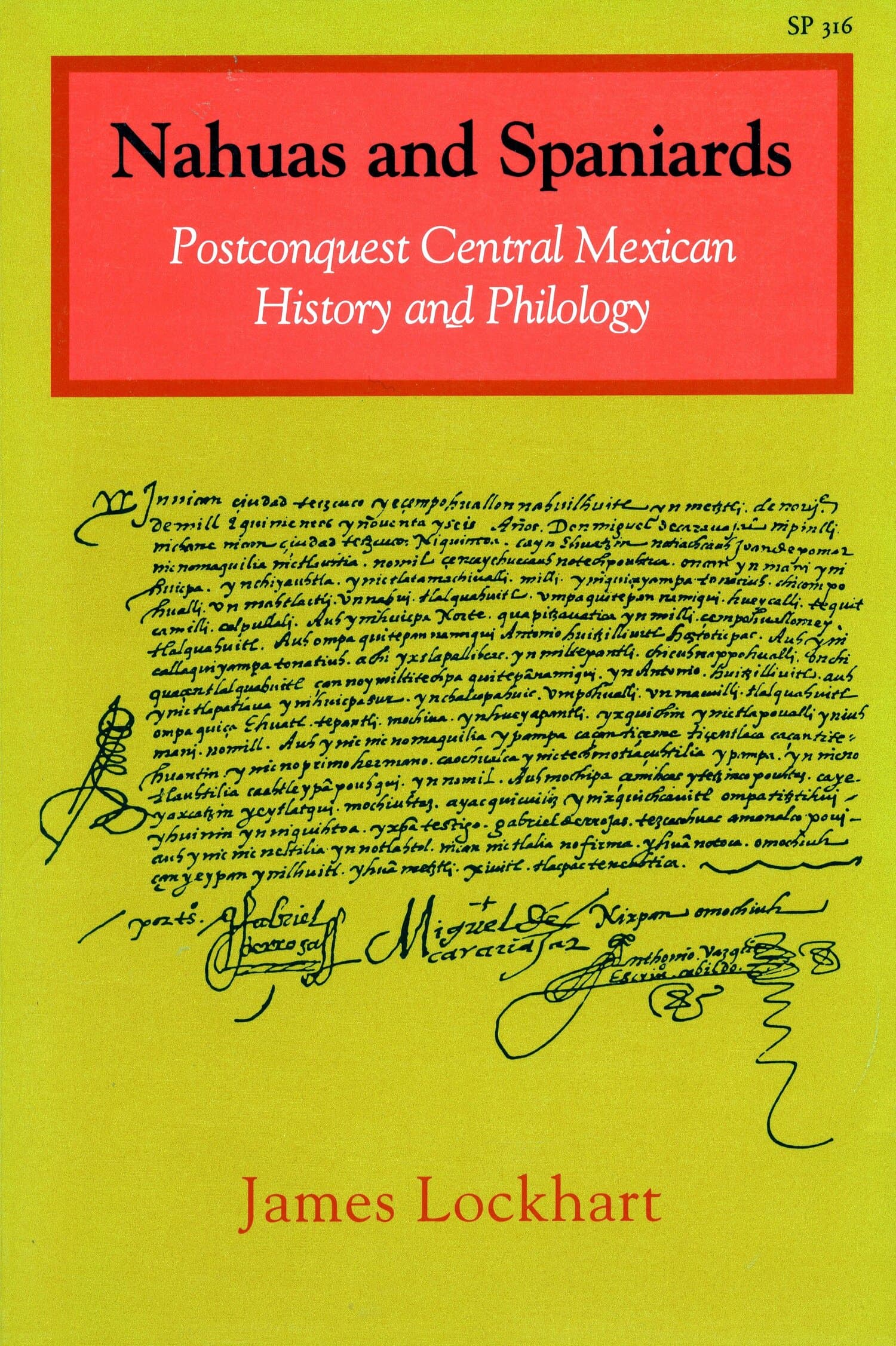 'Nahuas and Spaniards' Book Cover