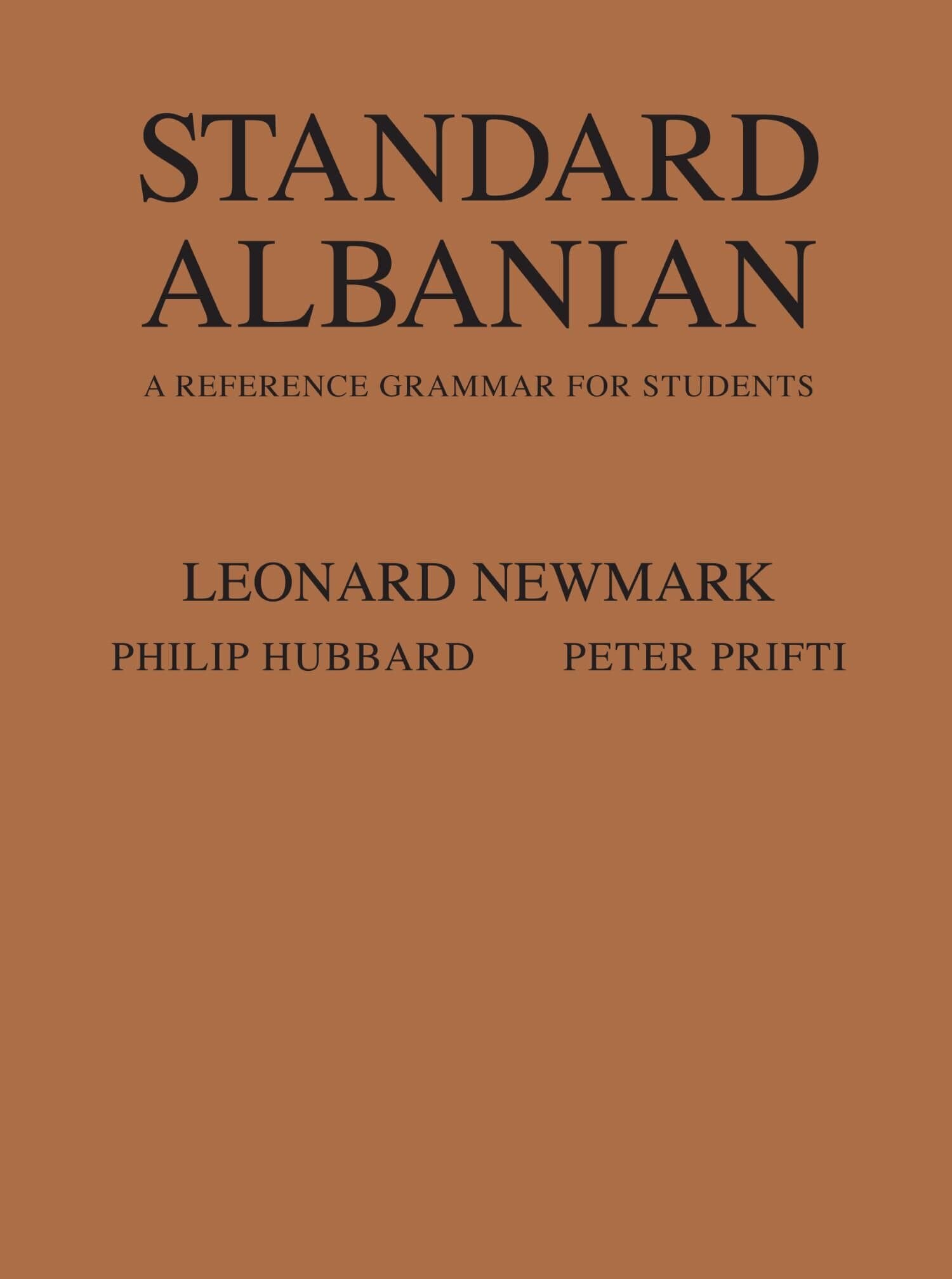 'Standard Albanian' Book Cover
