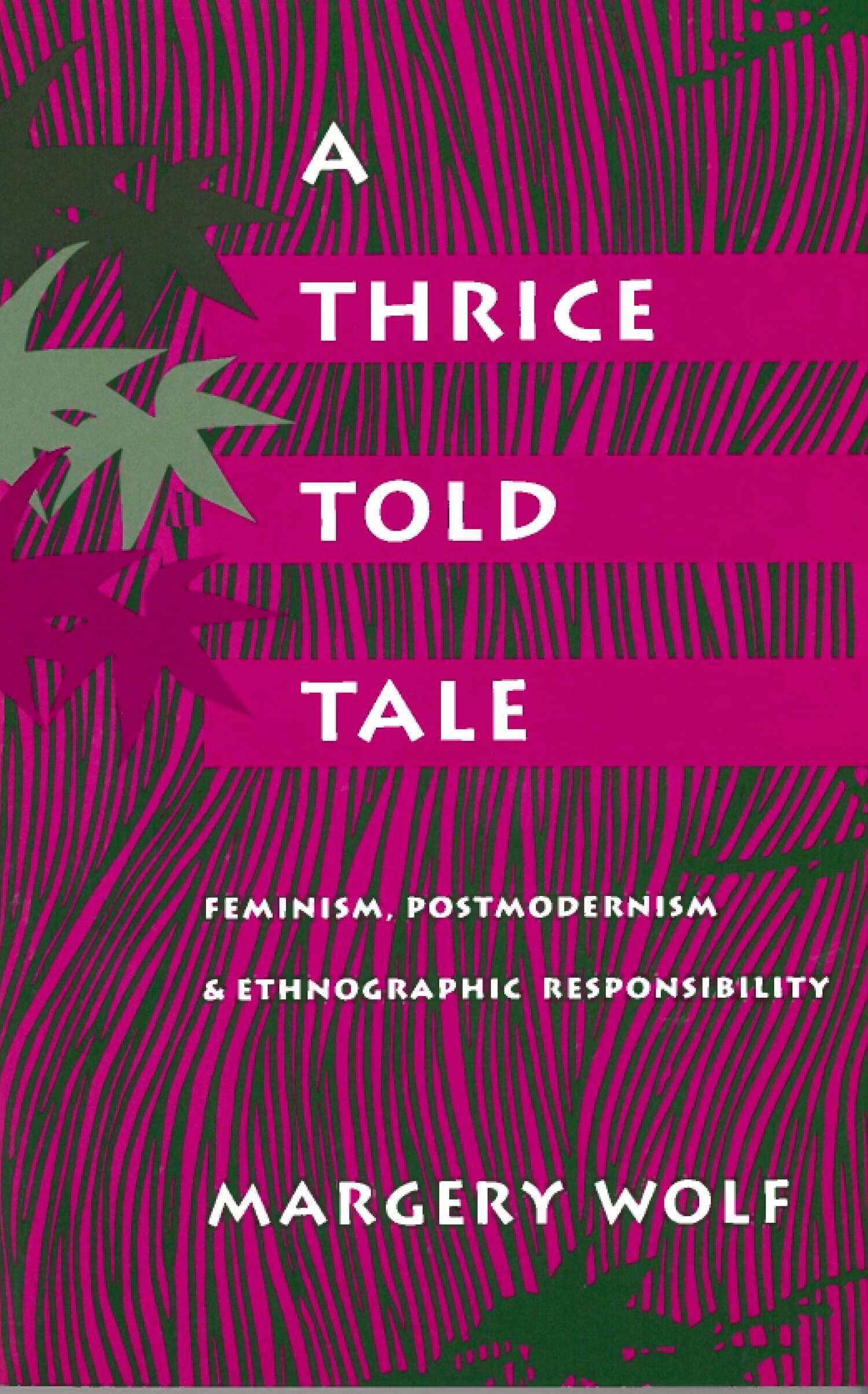 'A Thrice-Told Tale' Book Cover
