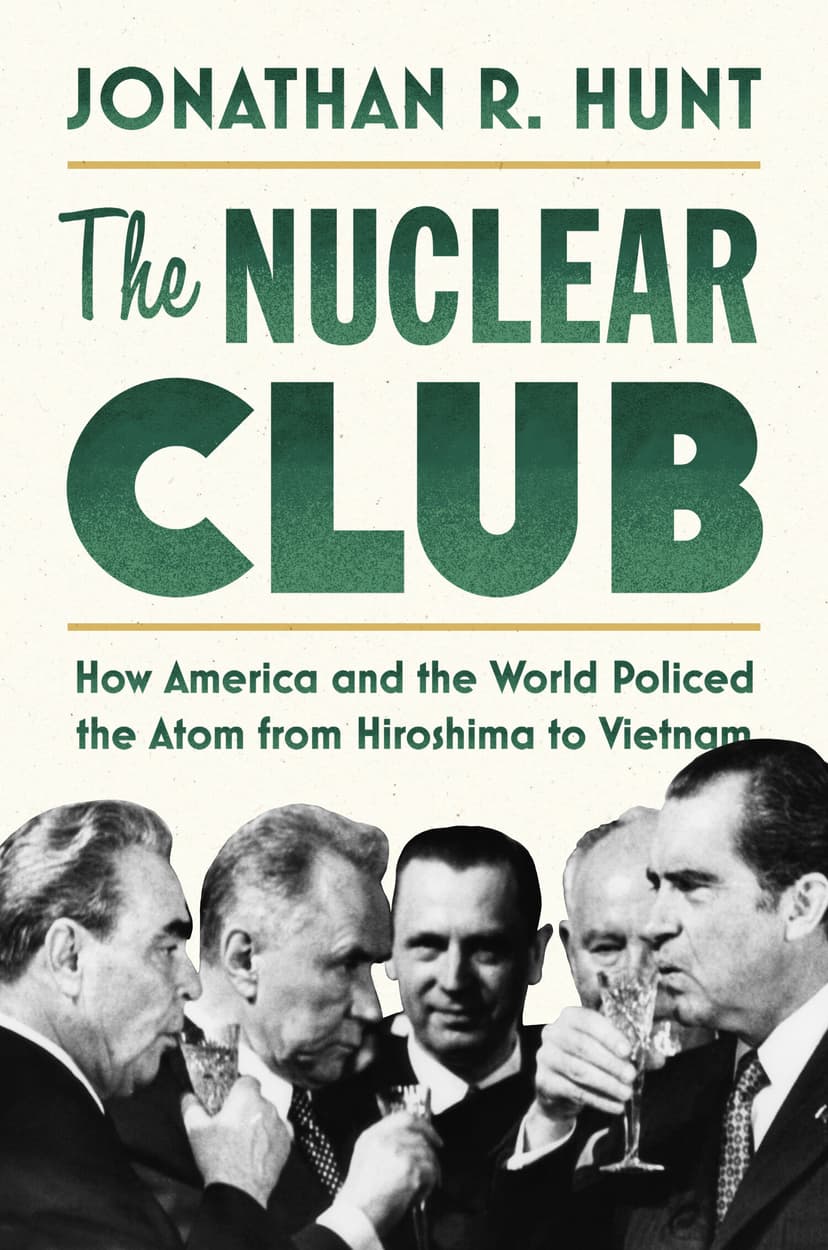 Cover the Nuclear Club (politicians toasting)