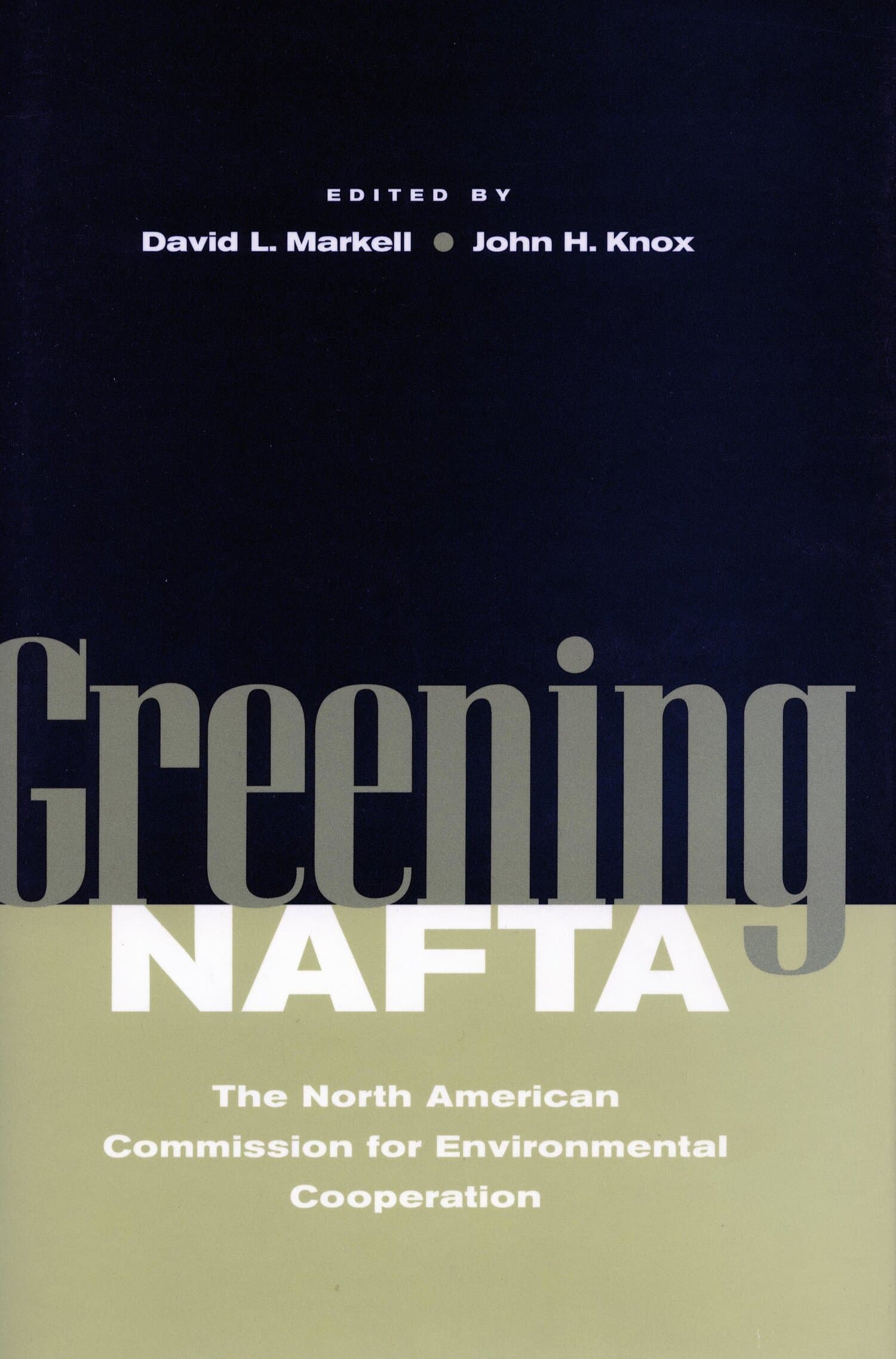 'Greening NAFTA' Book Cover