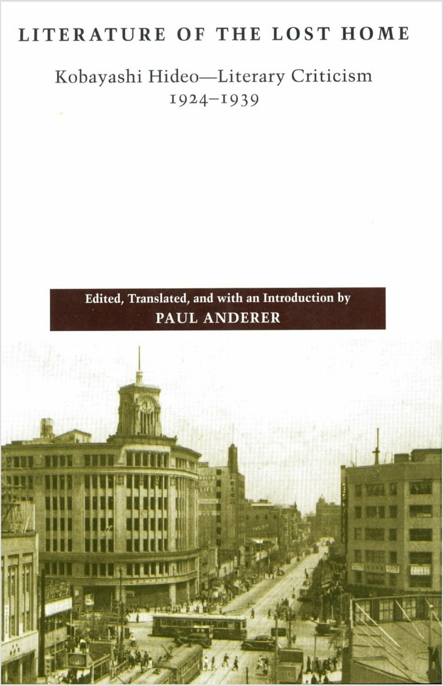 'Literature of the Lost Home' Book Cover