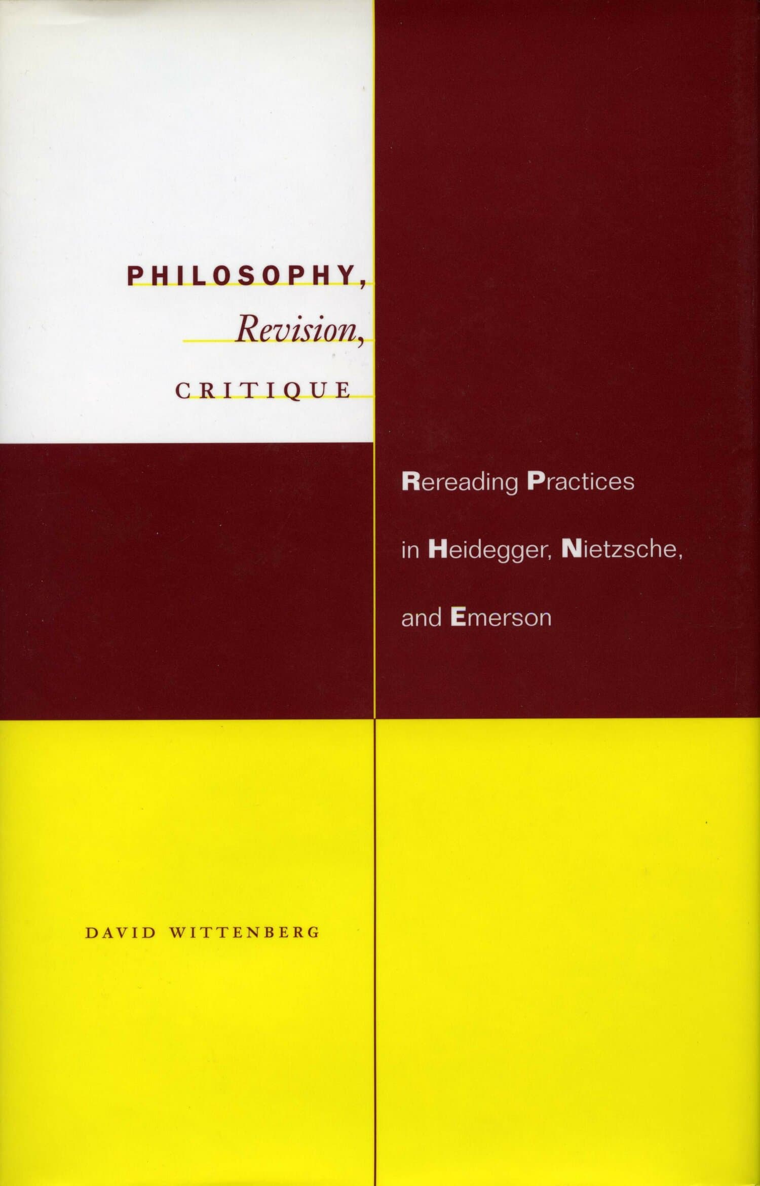 'Philosophy, Revision, Critique' Book Cover