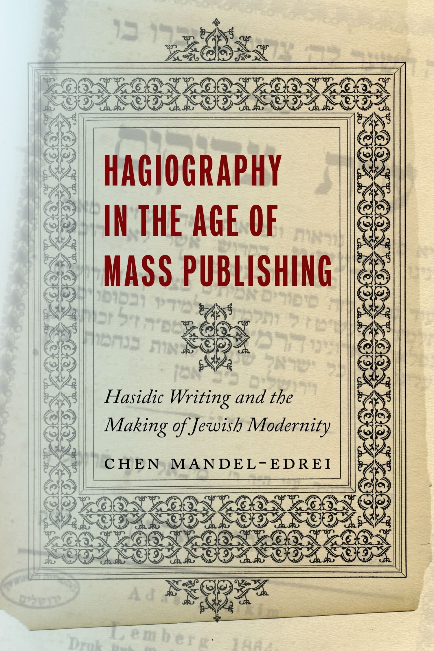 'Hagiography in the Age of Mass Publishing' Book Cover