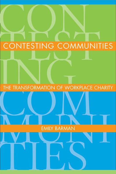 Cover of Contesting Communities by Emily Barman