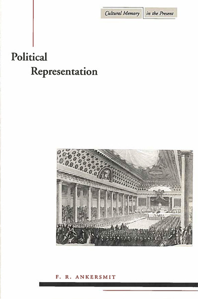 Cover of Political Representation by F. R. Ankersmit