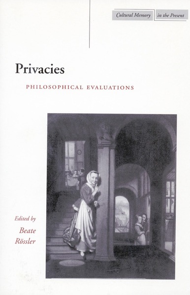 Cover of Privacies by Edited by Beate Rössler