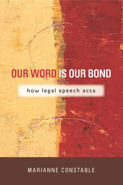 Cover of Our Word Is Our Bond by Marianne Constable