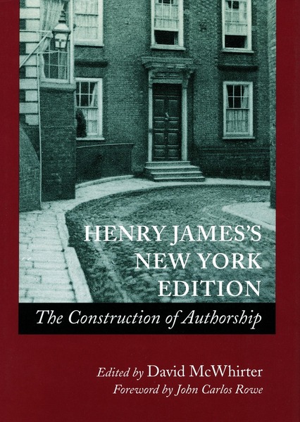 Cover of Henry James’s New York Edition by Edited by David McWhirter