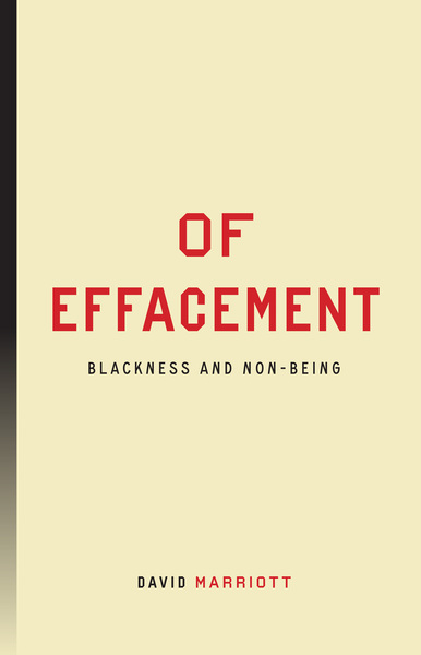 Cover of Of Effacement by David Marriott
