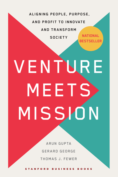 Cover of Venture Meets Mission by Arun Gupta, Gerard George, Thomas J. Fewer