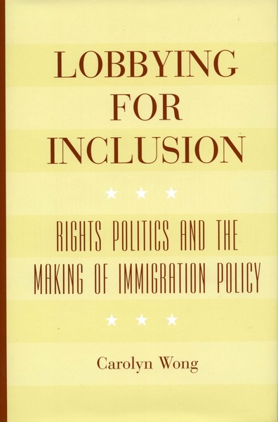 Cover of Lobbying for Inclusion by Carolyn Wong