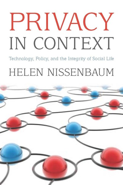 Cover of Privacy in Context by Helen Nissenbaum