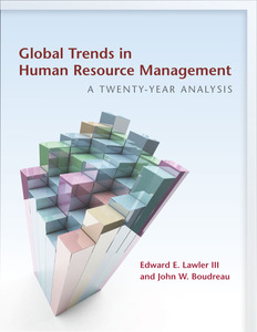 cover for Global Trends in Human Resource Management: A Twenty-Year Analysis | Edward E. Lawler III and John W. Boudreau