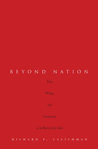 cover for Beyond Nation: Time, Writing, and Community in the Work of Abe Kōbō | Richard F. Calichman