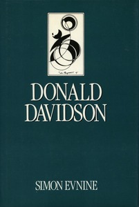 cover for Donald Davidson:  | Simon Evnine