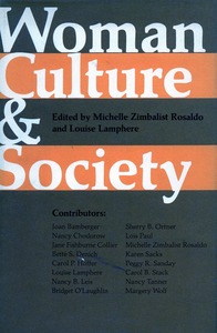 cover for Woman, Culture, and Society:  | Edited by Michelle Zimbalist Rosaldo and Louise Lamphere